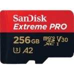 SanDisk Extreme Pro 256GB microSDXC UHS-I V30 Memory Card - Image 2