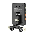 ZGCINE V-Mount Battery Plate with 15mm Rod Clamp and Adjustable Arm (VM-VP1 Kit3) - Image 2