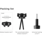 TELESIN Motorcycle Helmet Chin Mount for Action Cameras (2nd Gen) GP-HBM-MT2-YH - Image 3
