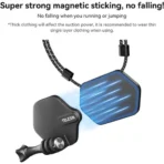 TELESIN Magnetic Action Camera Neck Mount with Nano Sticker Kit TE-MMK-001 - Image 4