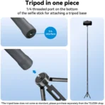 TELESIN 9.8′ Carbon Fiber Selfie Stick GP-MNP-300-3 - Image 6