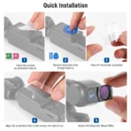 NEEWER 4 Pack Magnetic ND/CPL Filter Set for DJI OSMO Pocket 3 - Image 7