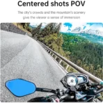 TELESIN Motorcycle Helmet Chin Mount for Action Cameras (2nd Gen) GP-HBM-MT2-YH - Image 8