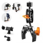 K&F Concept MS13 Multifunctional Super Clamp with Ball Head Magic Arm (KF31.083) - Image 2