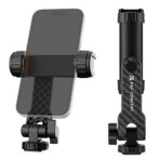 K&F Concept Cell Phone Holder Clamp With Two Cold Shoe Mount 360° Adjustment (KF31.084)