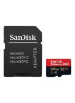 SanDisk 128GB Extreme UHS-I microSDXC Memory Card with SD Adapter