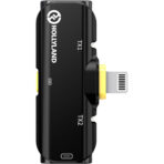 Hollyland LARK C1 DUO 2-Person Wireless Microphone System with Lightning Connector for iOS Devices (Black, 2.4 GHz) - Image 6