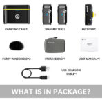 Hollyland LARK C1 DUO 2-Person Wireless Microphone System with Lightning Connector for iOS Devices (Black, 2.4 GHz) - Image 7