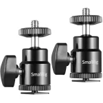 SmallRig Camera Hot Shoe Mount with 1/4″-20 Screw Ball Head (2-Pack)