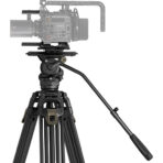 Tilta Cine Fluid Head With 2-Stage One-Touch Carbon Fiber Tripod System (26.5 lb, Space Gray) TT-CT12-75 - Image 4