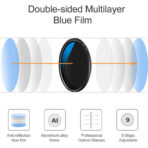 K&F Concept Blue Multi-Coated Variable ND Filter 67mm, 1- to 8.6-Stop (KF01.1403) - Image 2