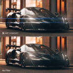 K&F Concept Nano-X Series Blue Streak Filter 77mm (KF01.2101) - Image 3