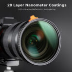 K&F Concept Nano-X Variable ND Filter 82mm, 1 to 9-Stop (KF01.1466) - Image 4