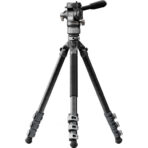 Tilta Travel Video Fluid Head with 3-Stage Carbon Fiber Tripod Legs (Forest Green) TT-VT05-FB-FG
