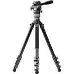 Tilta Travel Video Fluid Head with 3-Stage Carbon Fiber Tripod Legs (Forest Green) TT-VT05-FB-FG