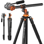 K&F Concept Professional Video Tripod with Fluid Head FH-03 (KF09.137) - Image 2
