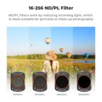 DJI Osmo Pocket 3 – 6-in-1 Magnetic Filter Set (UV, CPL, ND/PL) (KF.2149) - Image 6