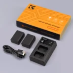 K&F Concept Sony FW-50 Battery Kit – 2 Batteries and Dual Charger (KF28.0015) - Image 3