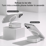 TELESIN Magnetic Ice Cube RGB Light for Magnetic Smartphones P5-BGD-03 - Image 4