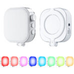 TELESIN Magnetic Ice Cube RGB Light for Magnetic Smartphones P5-BGD-03 - Image 6