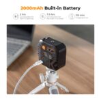 K&F RGB Video Light 2500-9900K CRI96+ 2000mAh Black (KF34.036) - Image 6