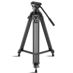 Sirui AVT-12 Quick Release Carbon Fiber Video Tripod – Heavy Duty 73″ Fluid Head for DSLR & Camcorders