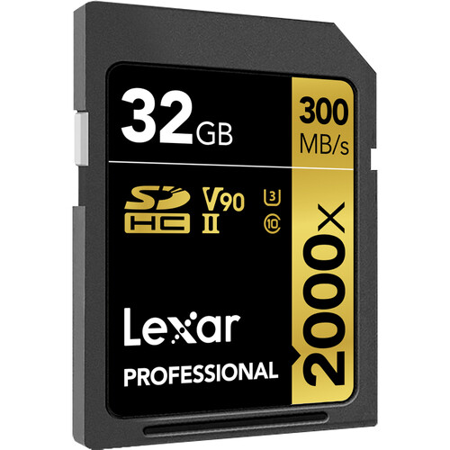 Lexar 32GB professional SDHC storage card