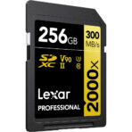 Lexar 256GB Professional 2000x UHS-II SDXC card