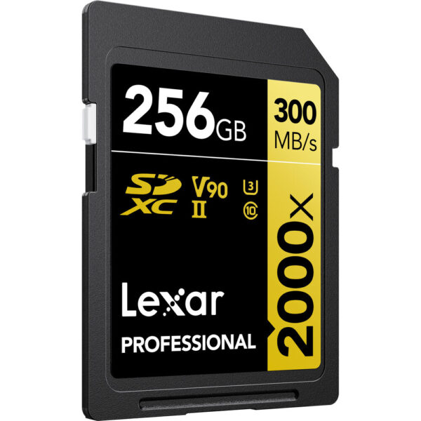 Lexar 256GB Professional 2000x UHS-II SDXC card