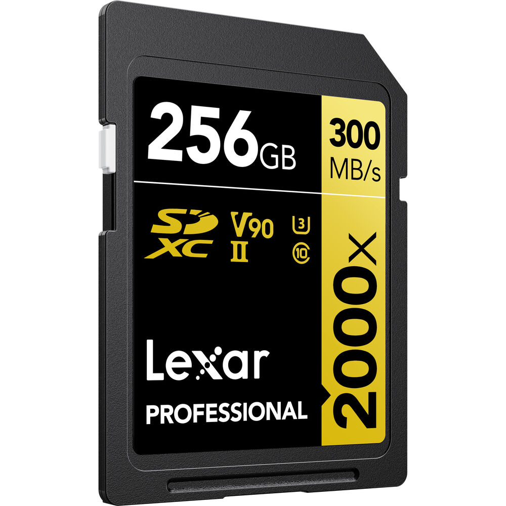 Lexar 256GB Professional 2000x UHS-II SDXC card