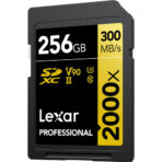 Lexar 256GB high speed SDXC memory card