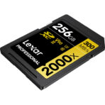 Lexar 256GB SDXC memory card for photography