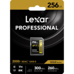 Lexar 256GB camera storage card