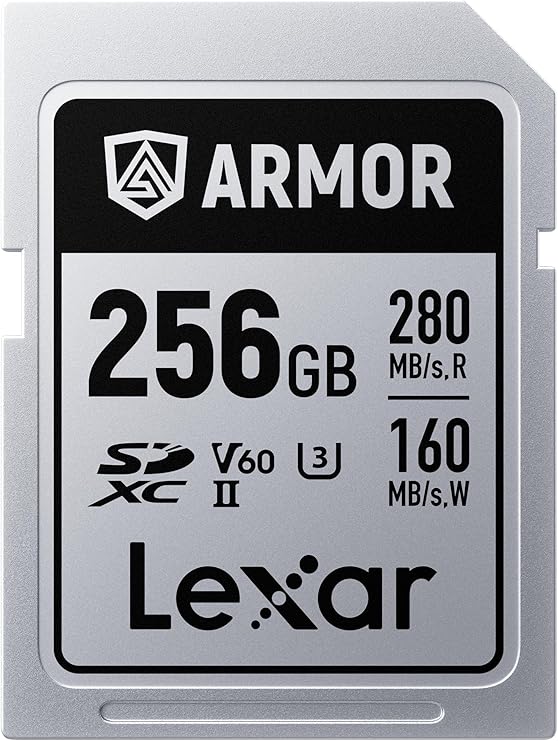 Lexar Armor Silver Pro 256GB UHS-II SDXC memory card