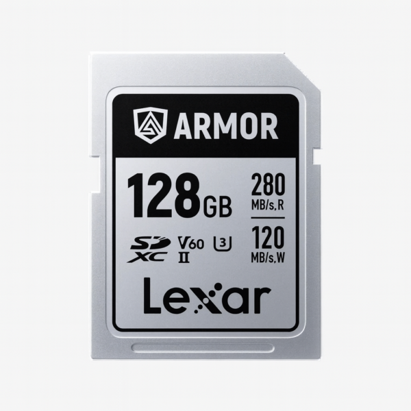 Lexar Armor Silver Pro 128GB UHS-II SDXC memory card