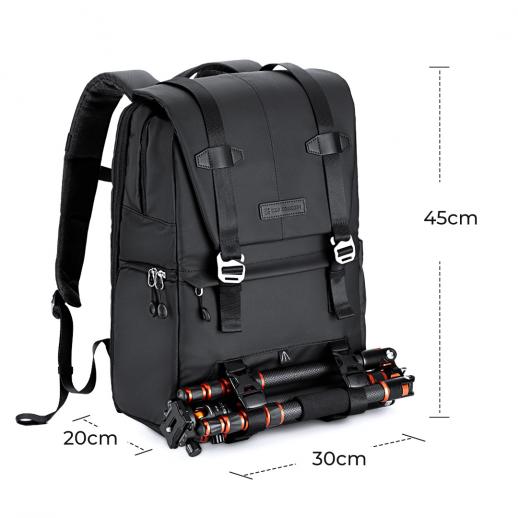 K&F Concept 20L travel camera backpack black