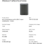 Tilta NP-FZ100 USB-C Battery
