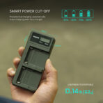 Tilta 2-Bay NP-F/L-Series Battery Charger