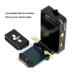 ZGCINE Rotatable L-Shaped Quick Release V-Mount Battery QR Plate Foldable (VM-VP4) - Image 7