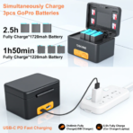 ZGCINE Charging Case for Select GoPro Batteries (PS-G10Kit3) - Image 6
