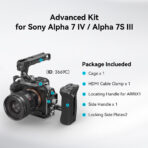 SmallRig Advanced Kit for Sony a7R V, a7 IV & a7S III 3669C - Image 5