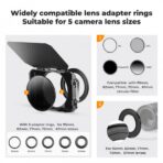 K&F Concept Nano-Xcel Matte Box Kit for 4×5.65″ Filters (SKU.2180) - Image 5