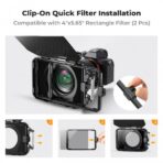 K&F Concept Nano-Xcel Matte Box Kit for 4×5.65″ Filters (SKU.2180) - Image 3