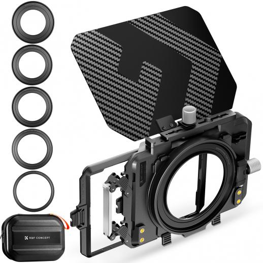 KF-Concept-Nano-Xcel-Matte-Box-Kit-for-4x5.65-Filters-SKU.2180 K&F Concept Nano-Xcel Matte Box Kit for 4×5.65″ Filters (SKU.2180) - Image 1