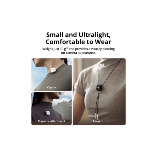 DJI Mic Mini 2-Person Compact Wireless Microphone System for Camera & Smartphone (2.4 GHz)