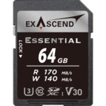 Exascend 64GB Essential UHS-I SDXC Memory Card 64GB/170S/V30