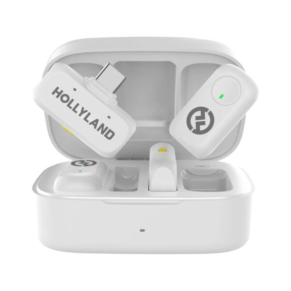 Hollyland Lark A1 Combo (2TX + Lightning RX + USB-C RX) - White