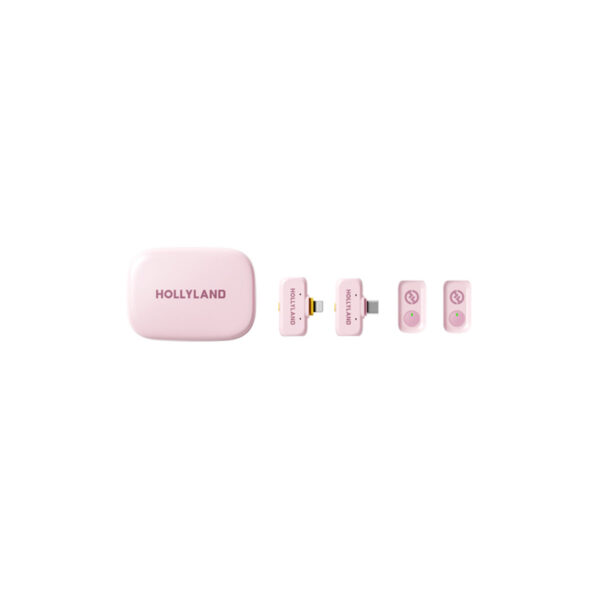 Hollyland LARK A1 Combo Wireless Microphone System (Cloud Pink)