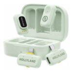 Hollyland LARK A1 Combo Wireless Microphone System (light green)