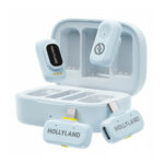 Hollyland LARK A1 Combo Wireless Microphone System (Sky Blue)